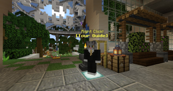 Event Hub Tour Guide Minecraft NPC